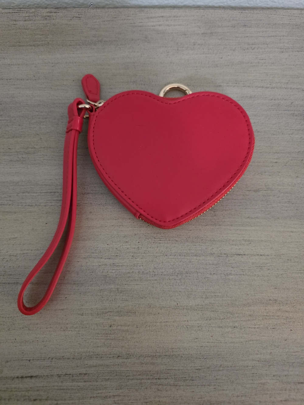 A New Day Red Heart Wristlet Coin Purse New Never Used